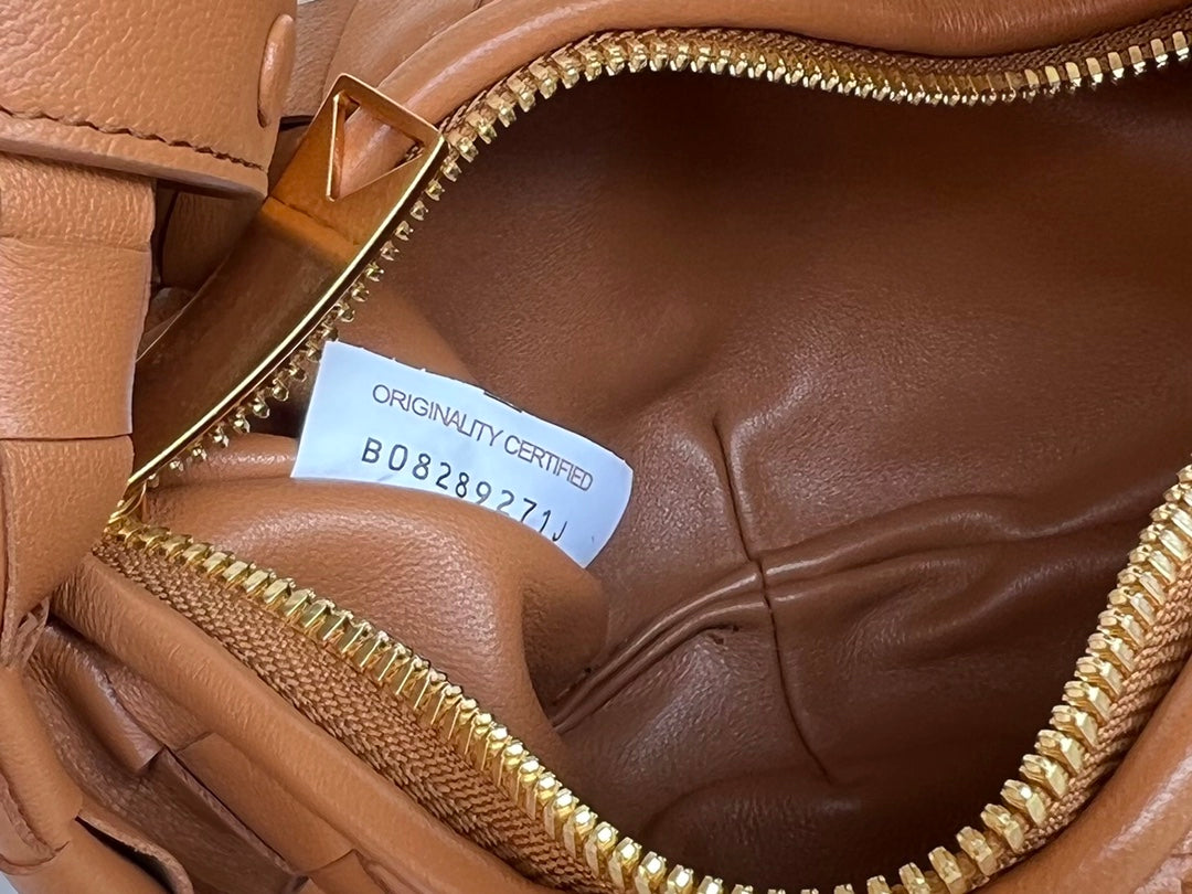 mini jodie 28 brown lambskin
