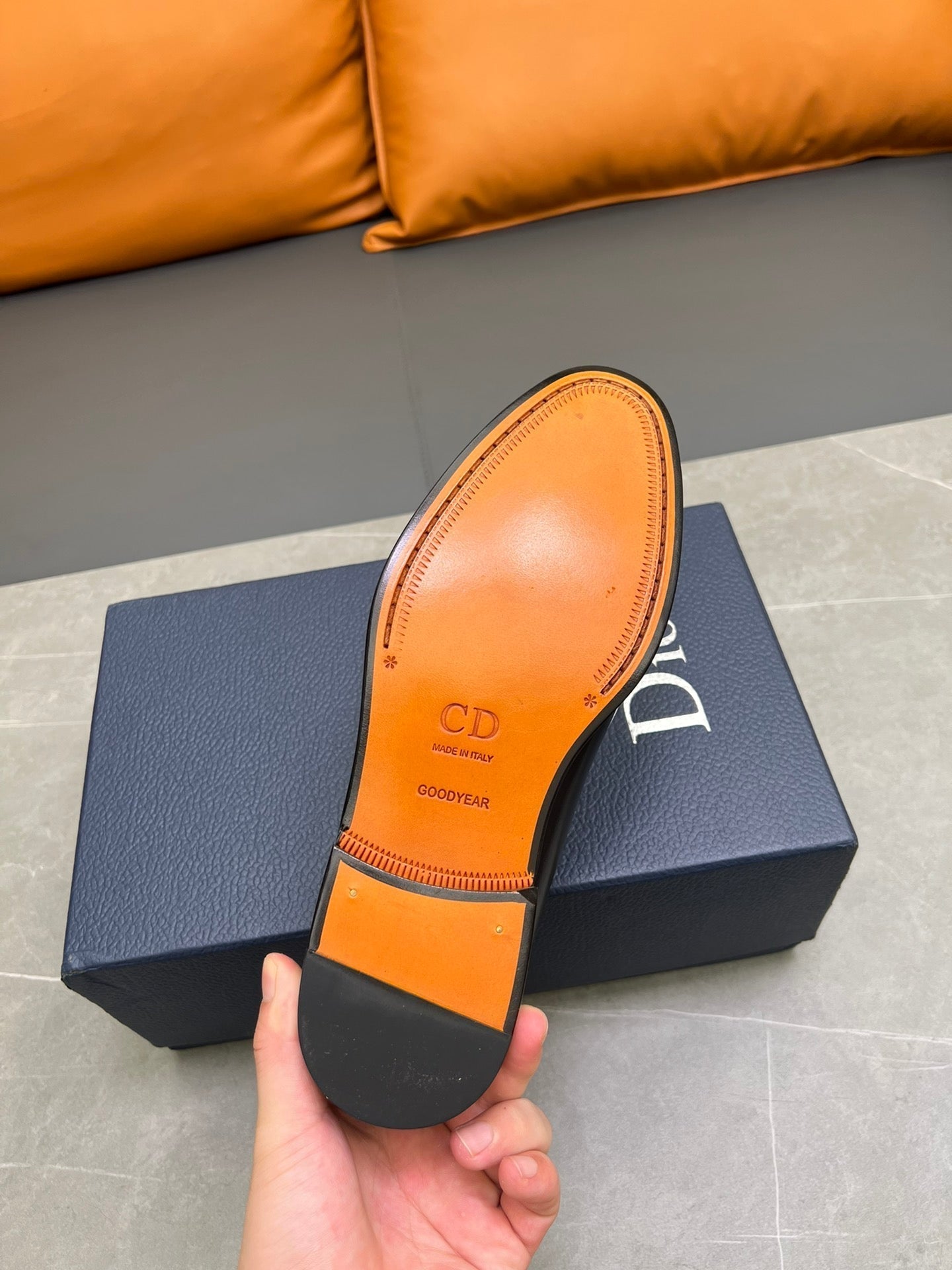CD SPARROW LOAFER BLACK POLISHED CALFSKIN