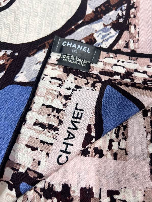 CC Scarf 110 CM In Colorful Cashmere Silk 413604