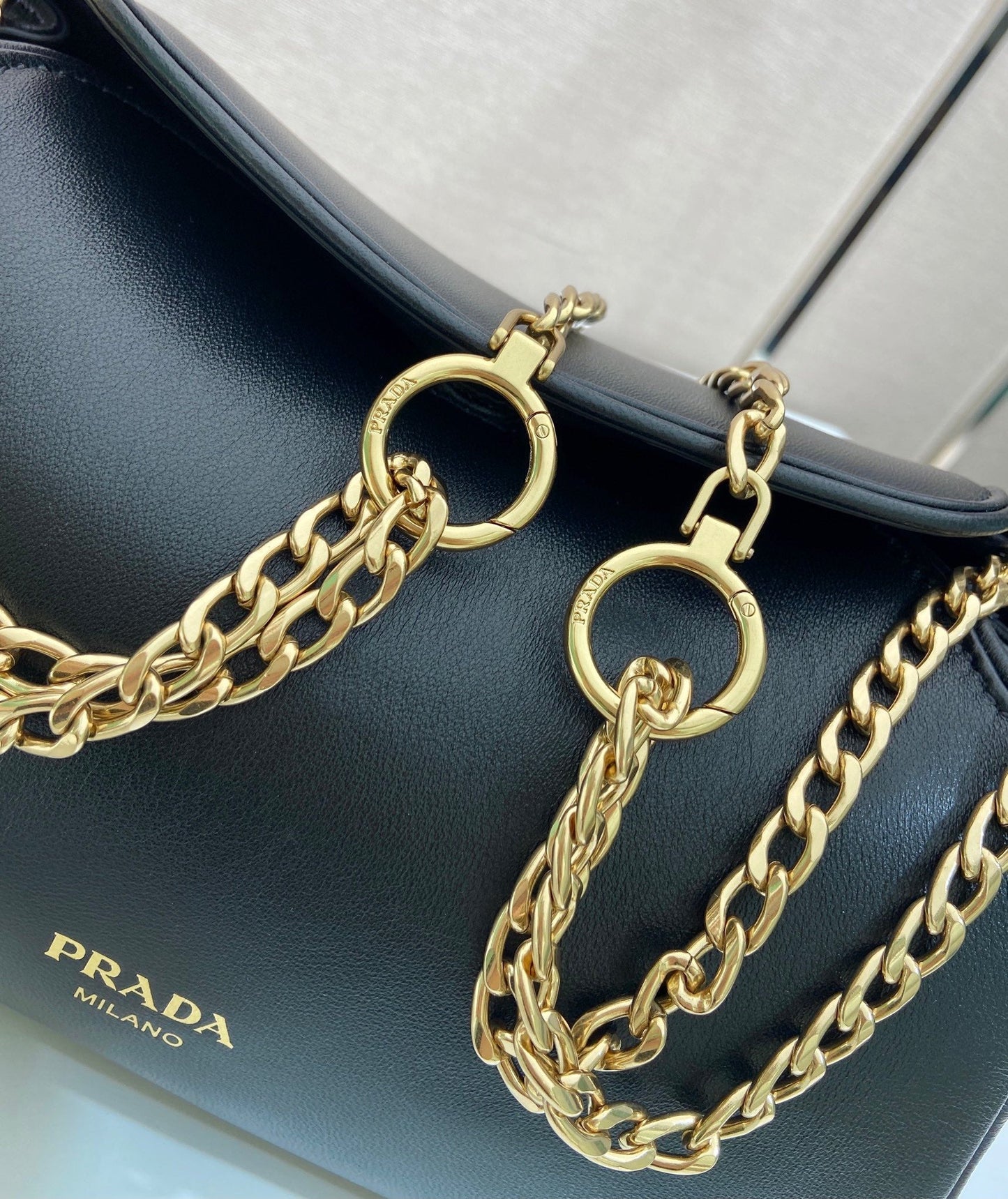 PRA Tumulte bag 24 black leather 280838