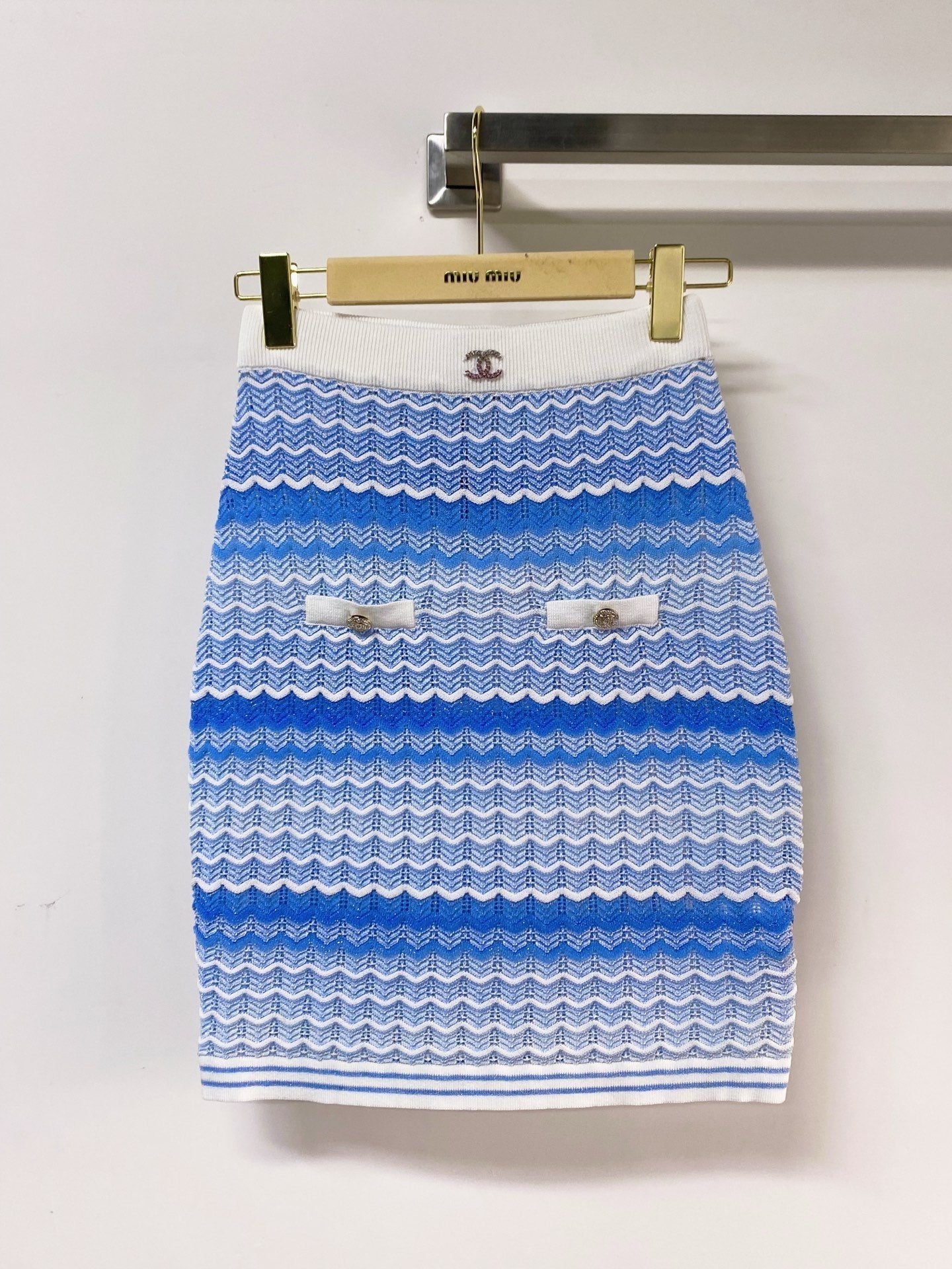 Chanel 2026 Midi Skirt Wool Tencel 268443