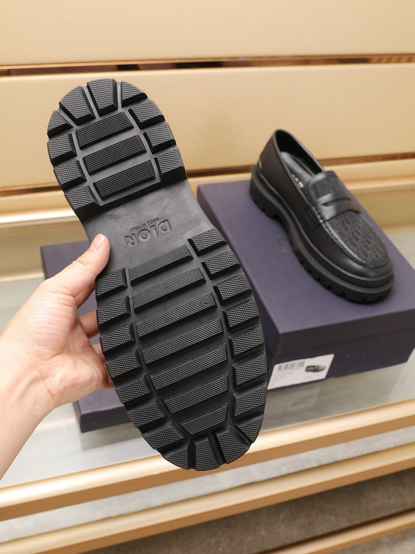 CD EXPLORER LOAFER BLACK JACQUARD