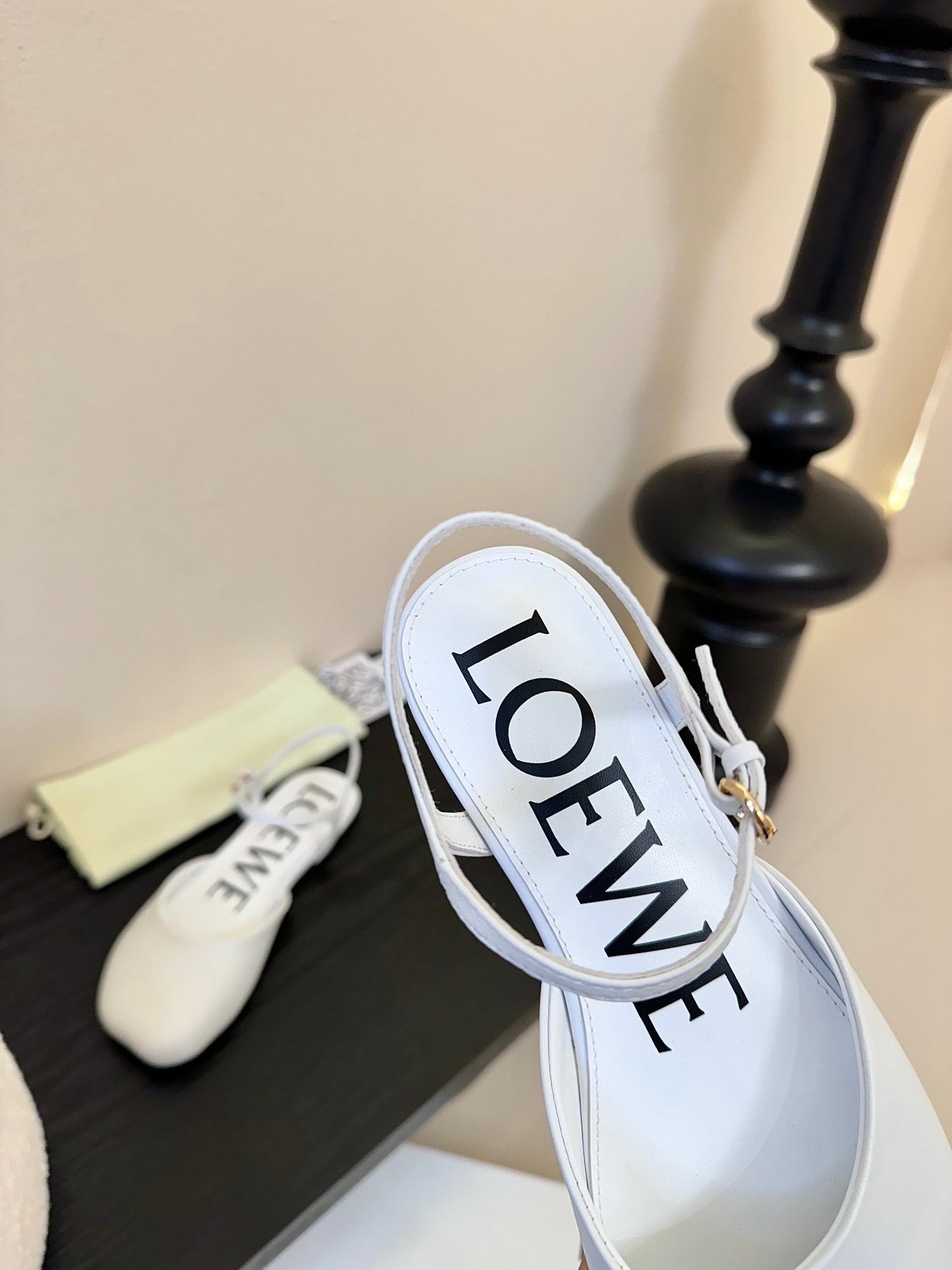 Loewe x Birkenstock Slide Black Cowhide Suede 316914