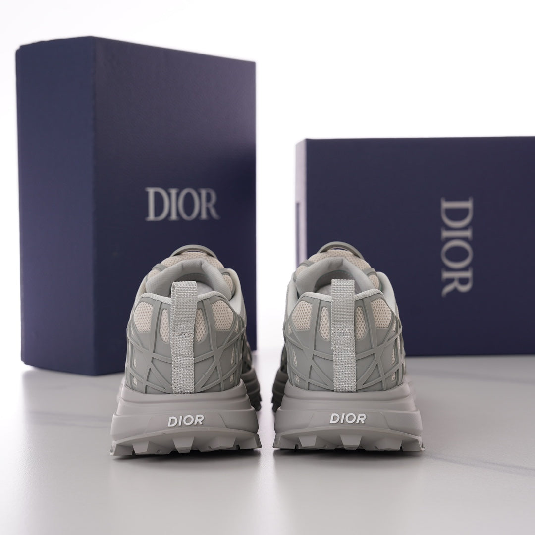 CD B31 SNEAKER BEIGE AND GRAY MESH FABRIC