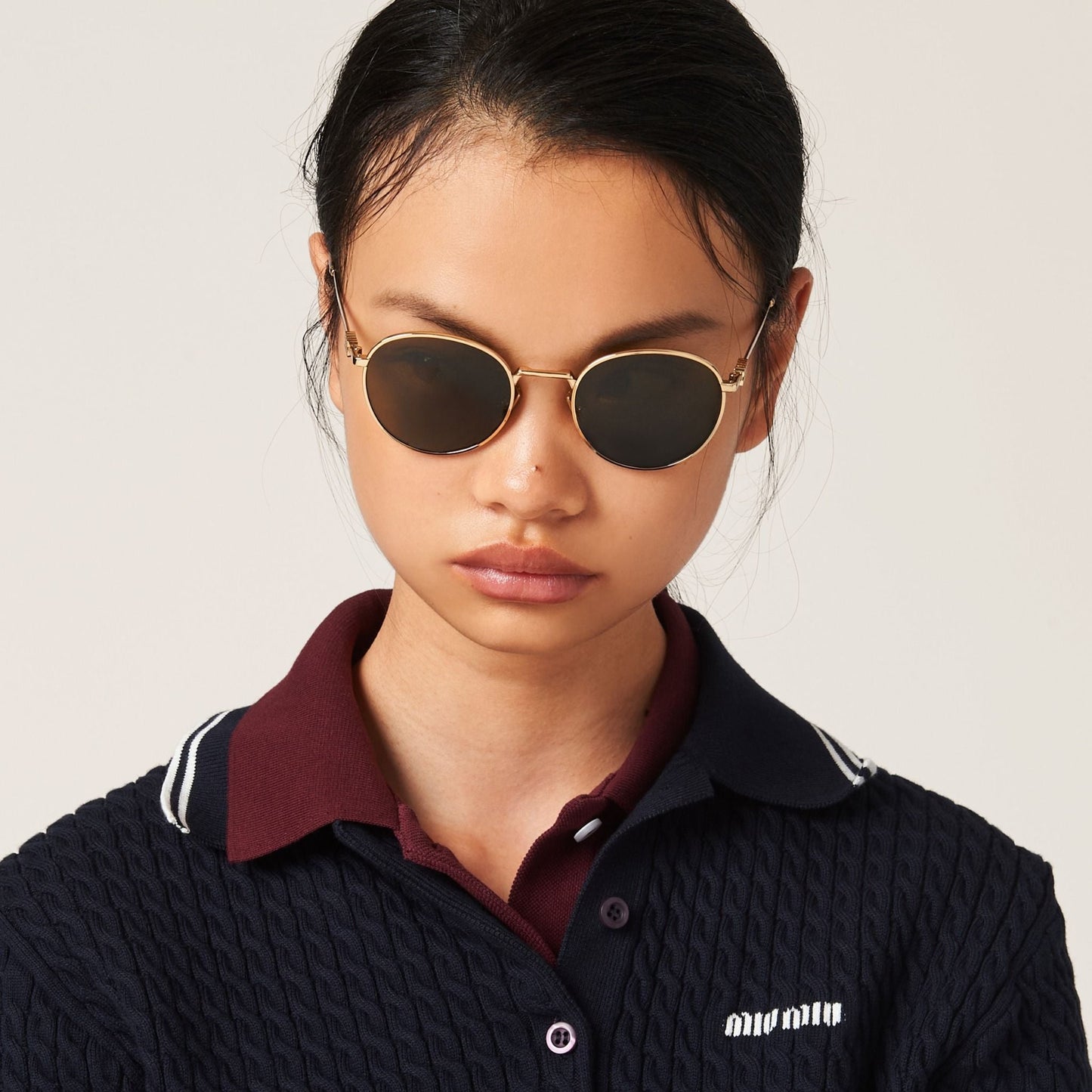 SUNGLASS CL40100 IN METAL MINERAL GLASS LENSES