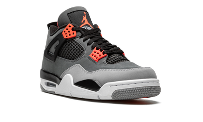 Nike Jordan 4 Black Gray Nubuck Mesh Suede 01