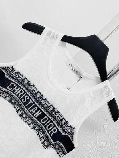 CD Mesh Tank Top