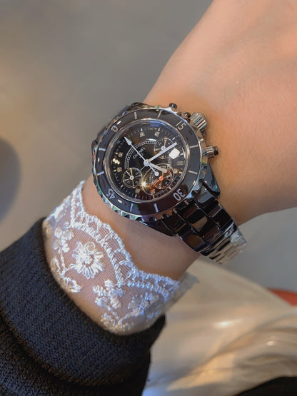 J12 BLACK CERAMIC 41MM CHRONOGRAPH
