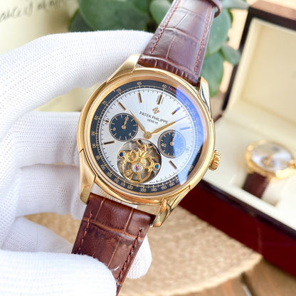 PATEK TOURBILLON LEATHER STRAP