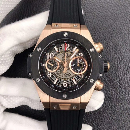 BIG BANG UNICO 45MM KING ROSE GOLD CERAMIC SKELETON DIAL