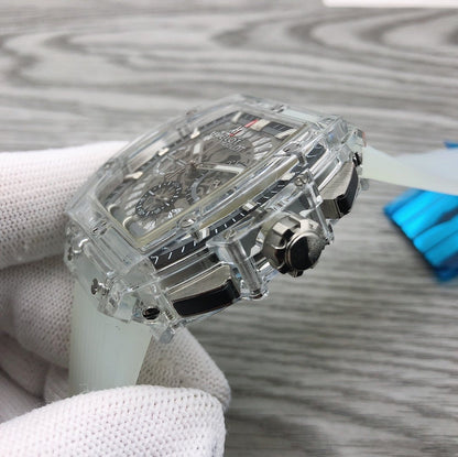 SPIRIT OF BIG BANG 45MM SAPPHIRE SKELETON DIAL