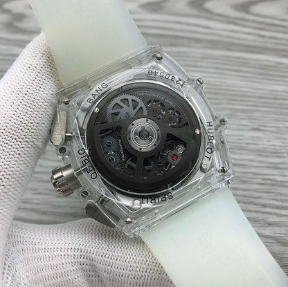 SPIRIT OF BIG BANG 45MM SAPPHIRE SKELETON DIAL
