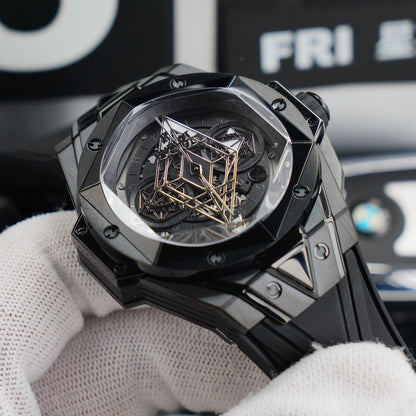 BIG BANG SANG BLEU II 45MM ALL BLACK