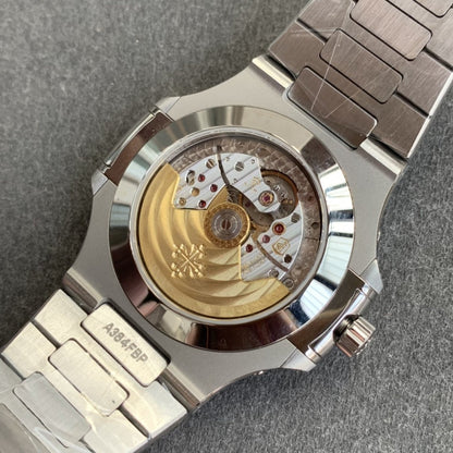 PATEK ANNUAL CALENDAR MOONPHASE STEEL WHITE DIAL