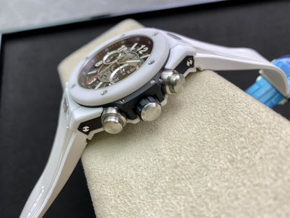 BIG BANG UNICO 44 WHITE CERAMIC BLACK DIAL
