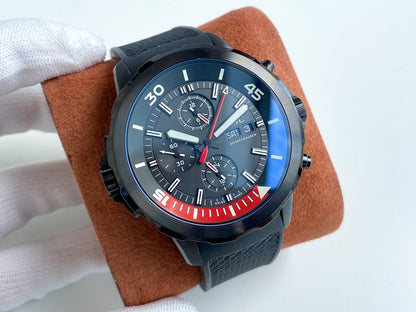 AQUATIMER EXPEDITION JAQUES YVES STEEL BLACK CASE