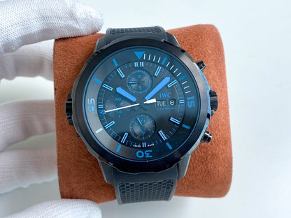 AQUATIMER EXPEDITION JAQUES YVES STEEL BLACK CASE