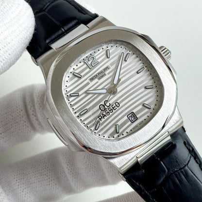 NAUTILUS STAINLESS STEEL 40MM WHITE DIAL