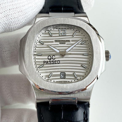 NAUTILUS STAINLESS STEEL 40MM WHITE DIAL