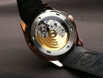 AQUANAUT ROSE GOLD 5167R RED DIAL