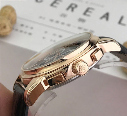 PATEK COMPLICATIONS QUARTZ 43MMANNUAL CALENDAR ROSE GOLD