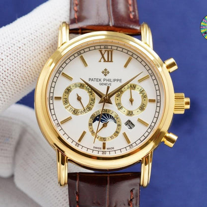 PATEK COMPLICATIONS ANNUAL CALENDAR MOONPHASE 42MM
