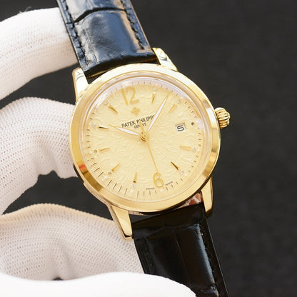 PATEK CALATRAVA 40MM ENGRAVED DIAL