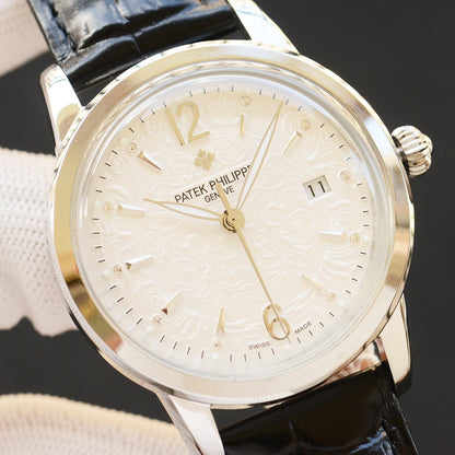 PATEK CALATRAVA 40MM ENGRAVED DIAL