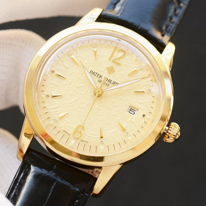 PATEK CALATRAVA 40MM ENGRAVED DIAL
