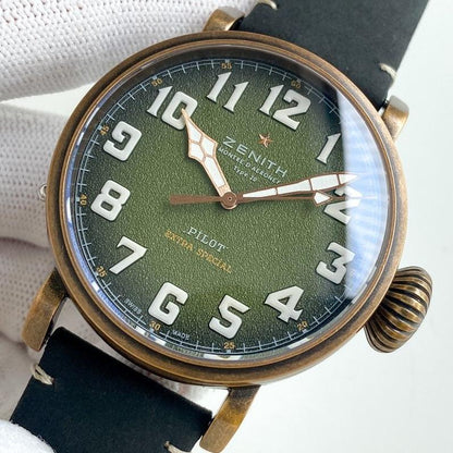 PILOT TYPE 20 45MM BRONZE CASE GREEN DIAL
