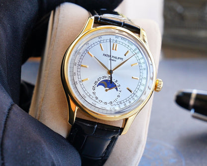PATEK CALATRAVA 40 GOLD CASE MOONPHASE
