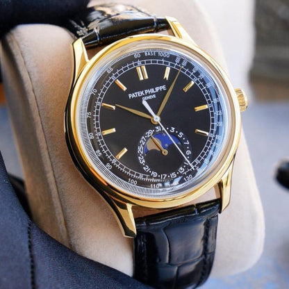 PATEK CALATRAVA 40 GOLD CASE MOONPHASE