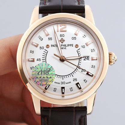 PATEK CALATRAVA 40MM DATE WHITE DIAL