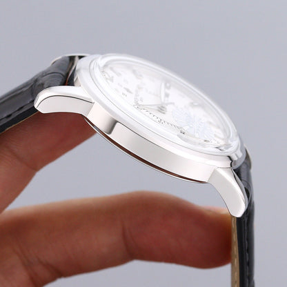 PATEK CALATRAVA 40MM DATE WHITE DIAL
