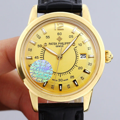 PATEK CALATRAVA 40MM DATE GOLD CASE