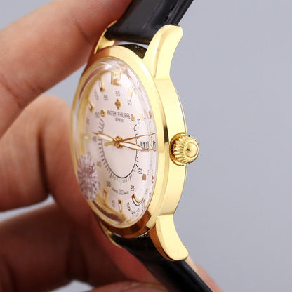 PATEK CALATRAVA 40MM DATE GOLD CASE