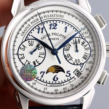 PATEK COMPLICATIONS 7150 ANNUAL CALENDAR MOONPHASE STEEL