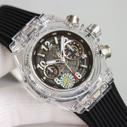 BIG BANG UNICO 42MM SAPPHIRE CHRONOGRAPH FLYBACK GREY SKELETON