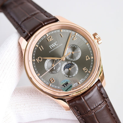 PORTUGUESE PERPETUAL ANNUAL CALENDAR 43MM