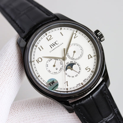 PORTUGUESE PERPETUAL ANNUAL CALENDAR 43MM