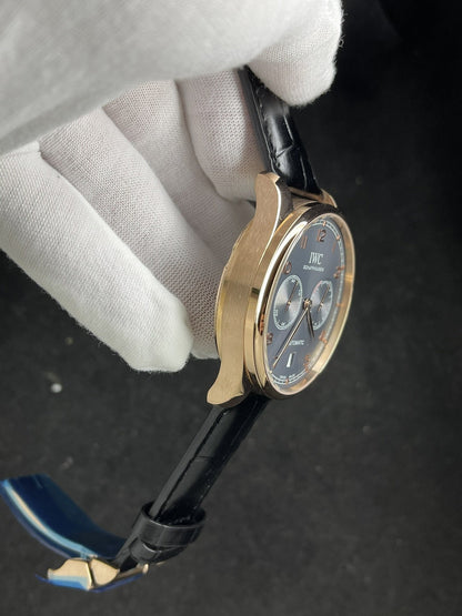 PORTUGUESE 7 DAYS 42MM ROSE GOLD GREY DIAL
