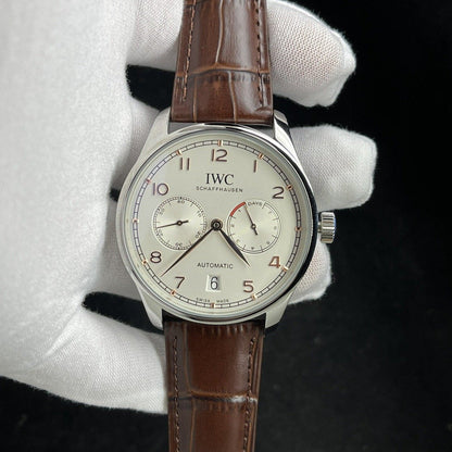 PORTUGUESE 7 DAYS 42MM STEEL CASE SILVER DIAL