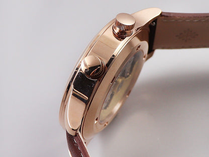PATEK CALATRAVA PILOT TRAVEL TIME ROSE GOLD