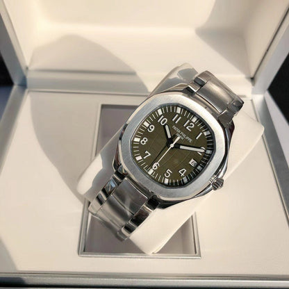 AQUANAUT STAINLESS STEEL KHAKI DIAL