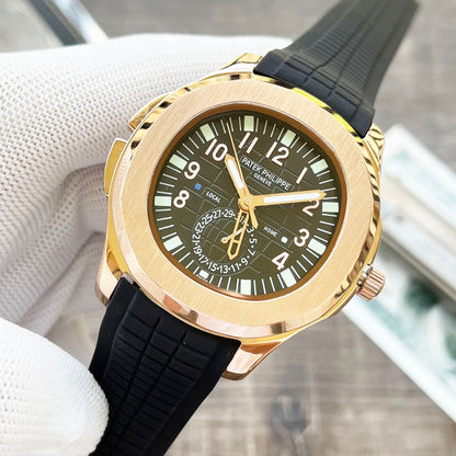 NAUTILUS TRAVELTIME GOLD CASE 42MM
