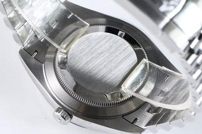 DATEJUST 36MM SILVER BLACK DIAL