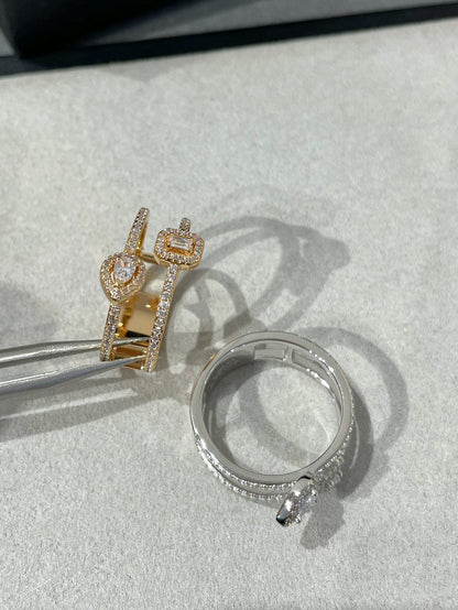 MY TWIN DOUBLE ROW RING
