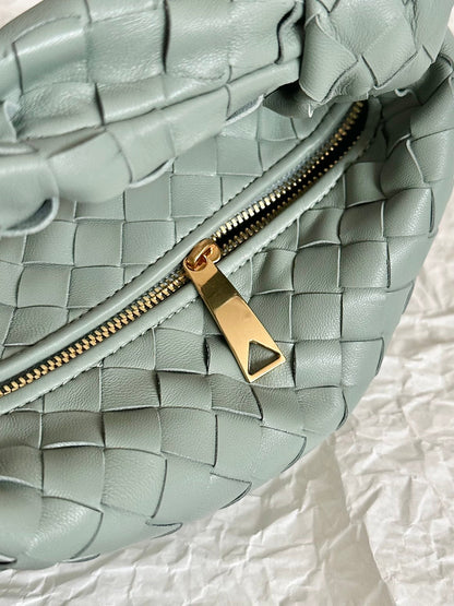 BV MINI JODIE 28CM MINT GREEN LAMBSKIN LEATHER
