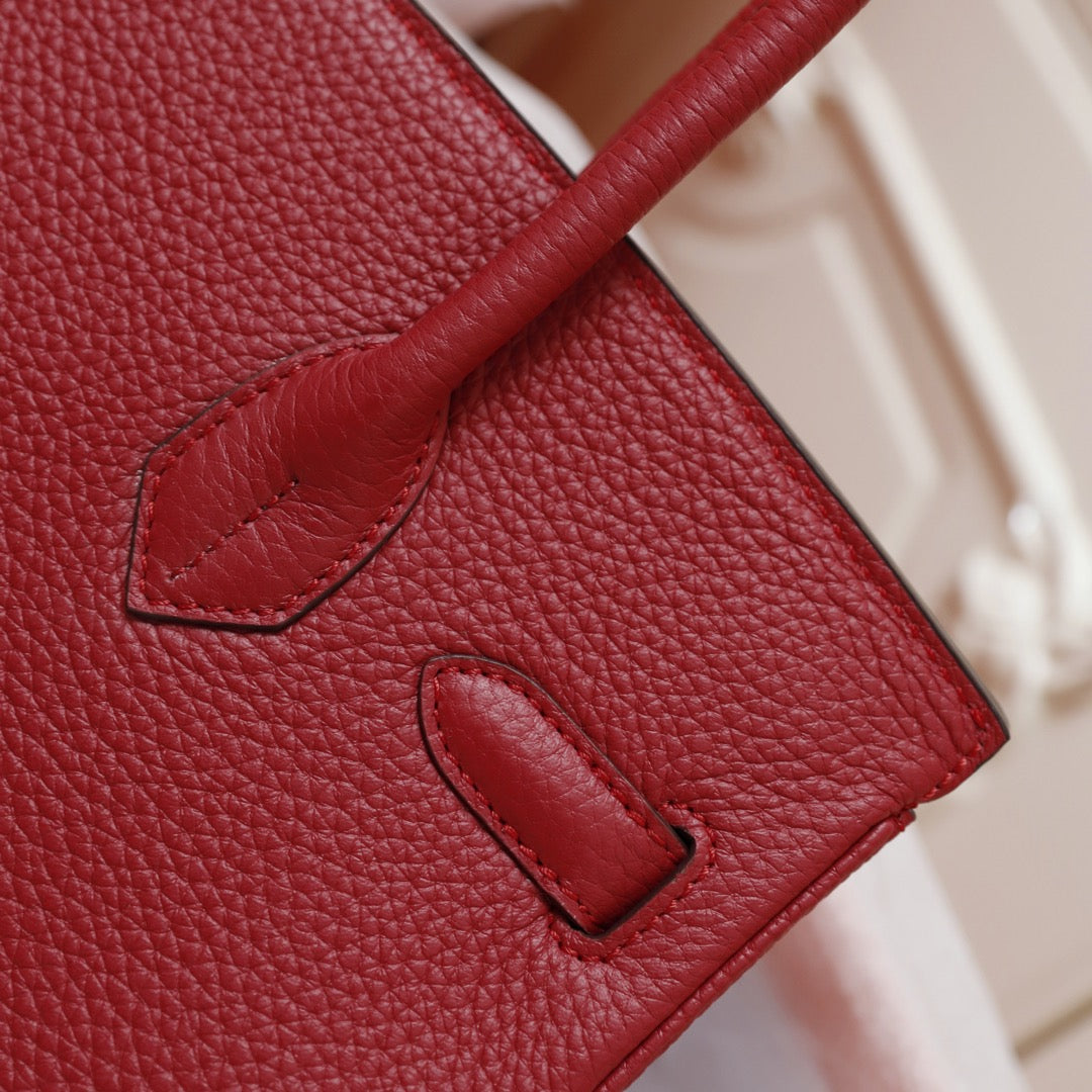 HM BIRKIN BAG 35 CRIMSON TOGO GOLD HARDWARE