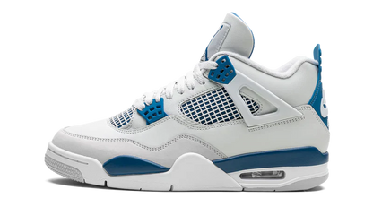 Nike Air Jordan 4 Military Blue White Suede